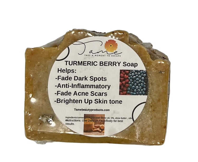 Artisan Turmeric Berry Soap by Tame 5oz