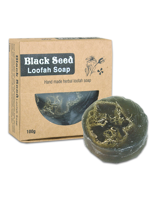 Black Seed Loofah Soap