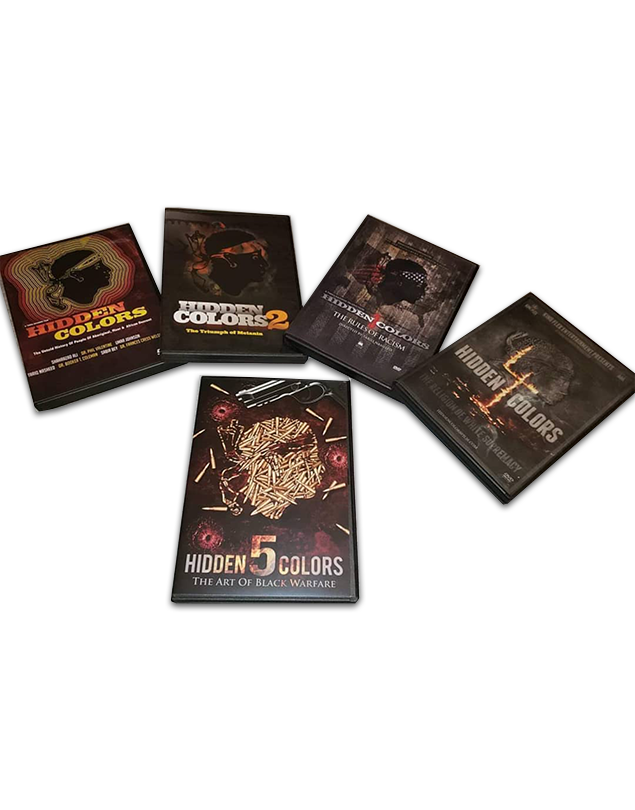 HIDDEN COLORS - 1, 2, 3, 4, & 5! The whole set! (Official DVDs)