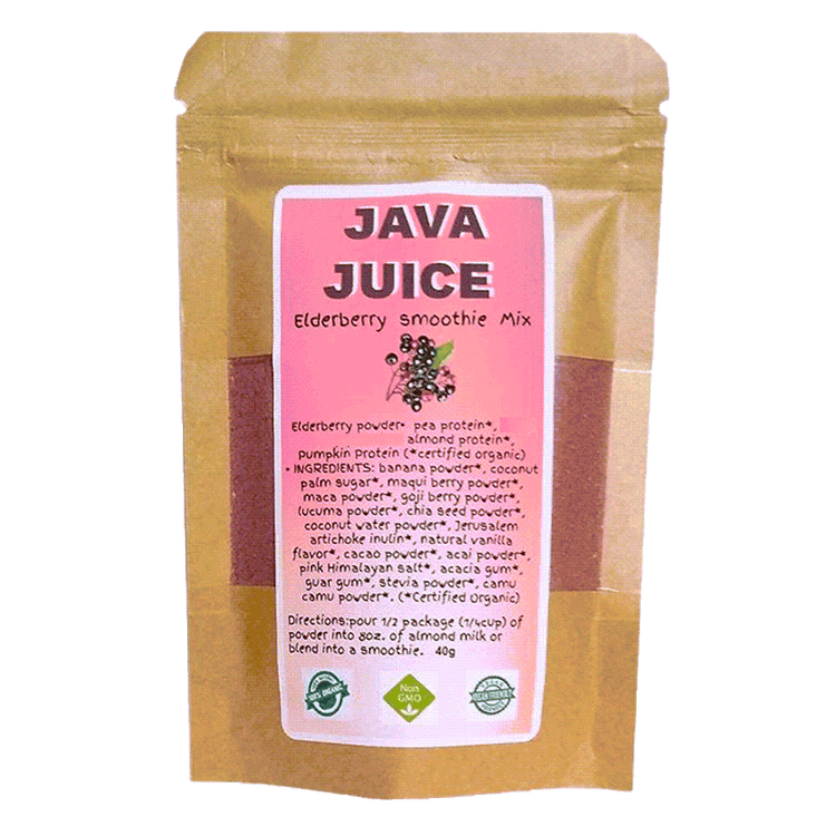 Java Juice Elderberry Smoothie Mix