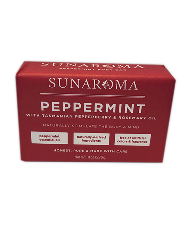 Peppermint Soap by Sunaroma - 8 oz