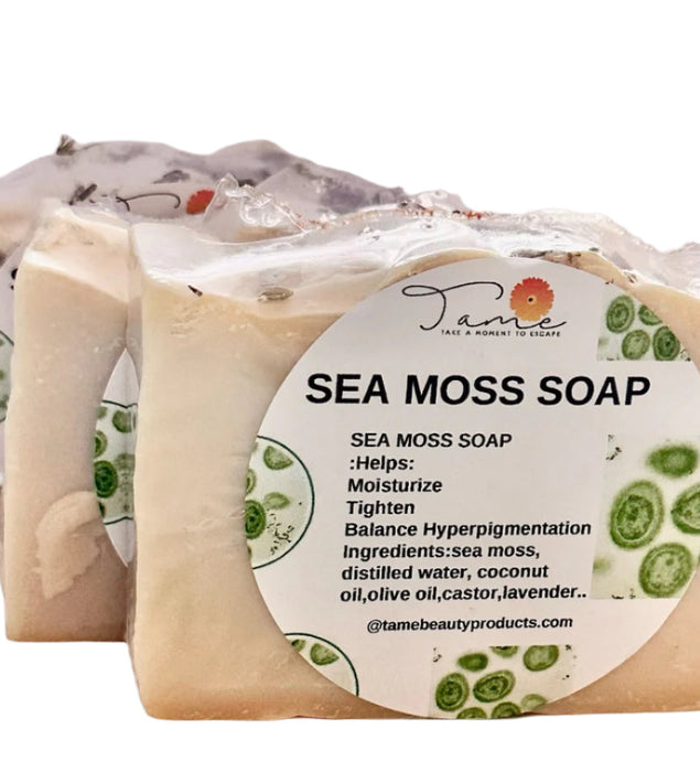 Artisan Sea Moss Soap by Tame Beauty