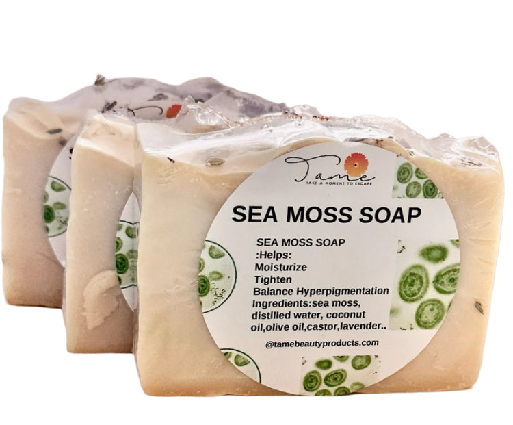Artisan Sea Moss Soap by Tame Beauty