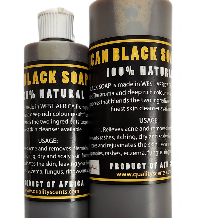African Liquid Black Soap - Natural