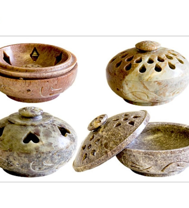 Divine Incense Soapstone Burner