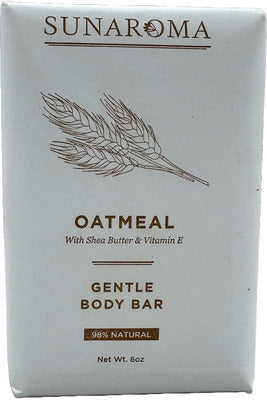 Oatmeal Soap w/ Shea & Vitamin E by Sunaroma 8 oz