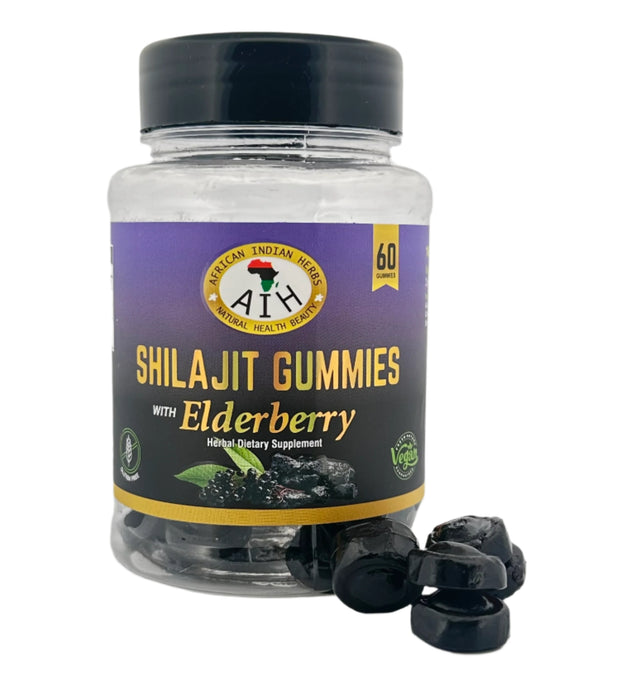 Elderberry Shilajit Gummies - 60 ct