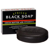 African Black Soap with Cocoa Butter & Vitamin E by Madina