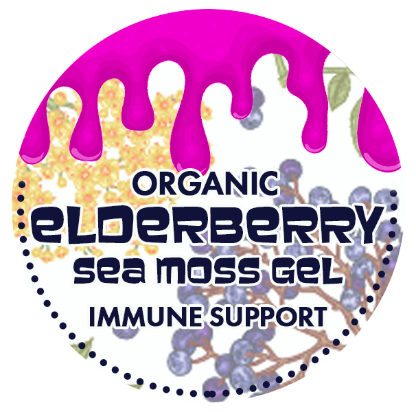 Elderberry Sea Moss Gel 8 oz
