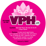 V-pH Natural Vaginal Suppositories made with Boric Acid, Tea Tree oil,Apple Cider Vinegar Vegan capsules