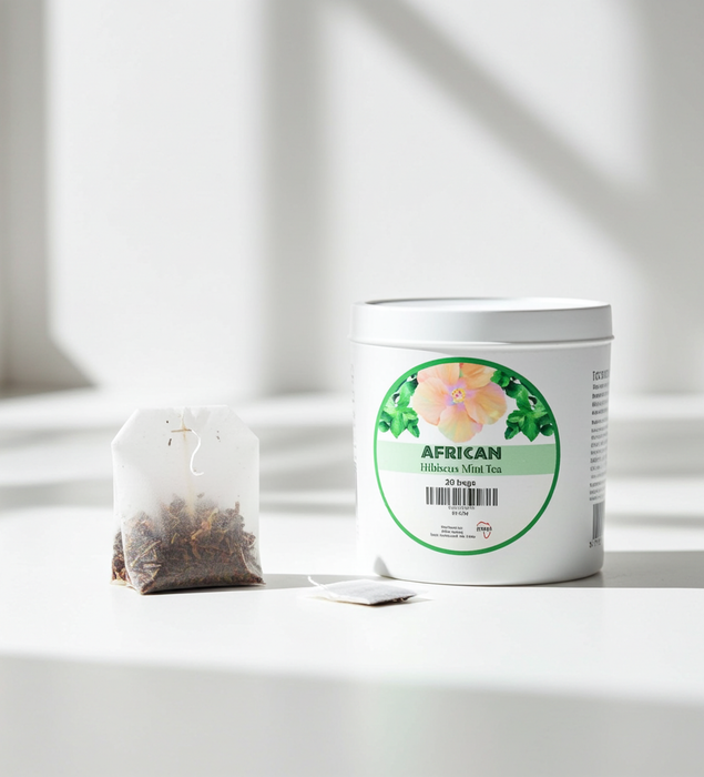 African Hibiscus Mint Tea