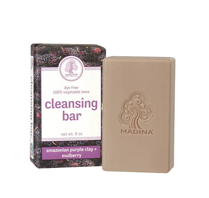 Amazonian Purple Clay & Mulberry Soap by Madina 6 oz