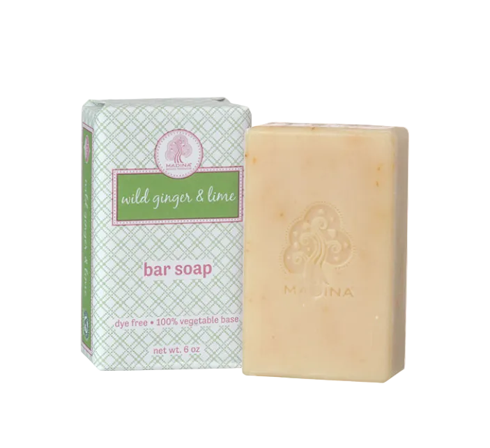 Wild Ginger & Lime Herbal Soap by Madina 6 oz