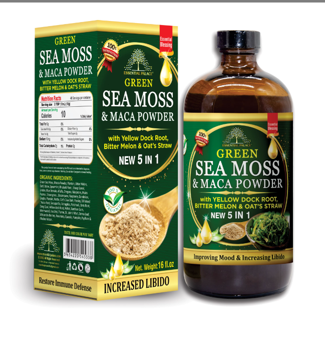 Green Sea Moss & Maca Powder Tonic