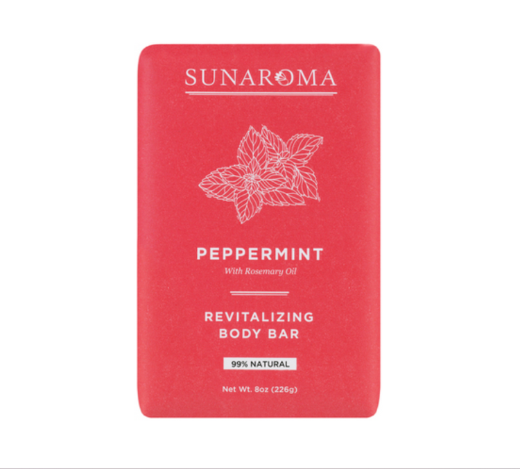 Peppermint Soap by Sunaroma - 8 oz