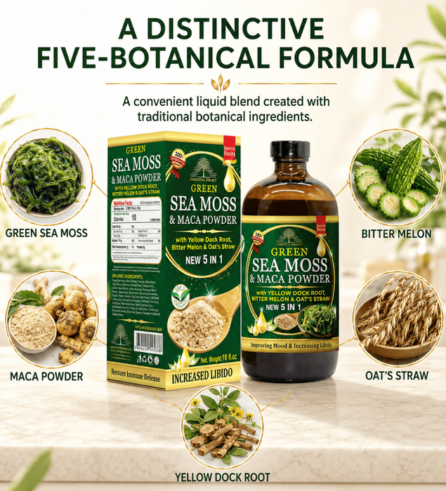 Green Sea Moss & Maca Powder Tonic