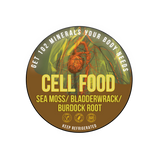 Sea Moss CELL FOOD GEL with Bladderwrack & Burdock Root *102 minerals your Body needs in 1 pouch*