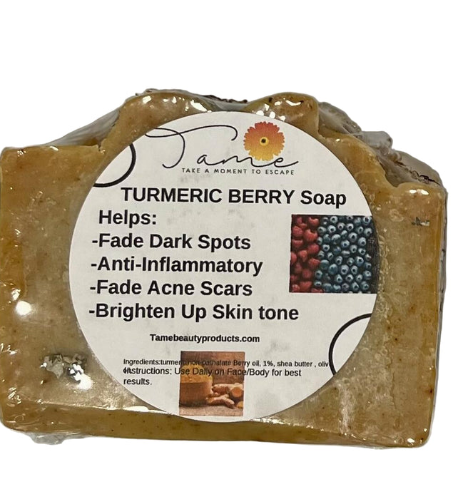 Artisan Turmeric Berry Soap by Tame Beauty