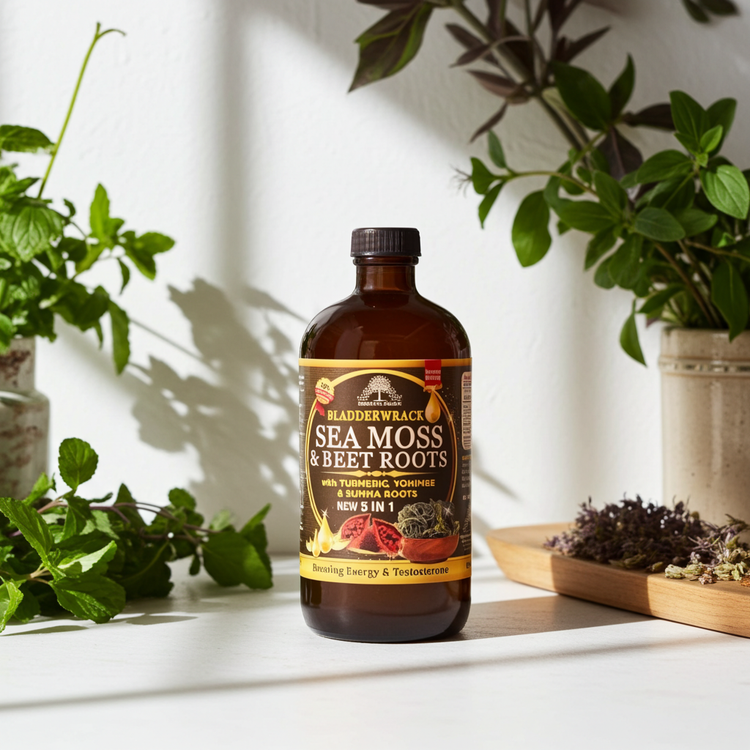 Bladderwrack, Sea Moss & Beet Root Tonic 16 oz