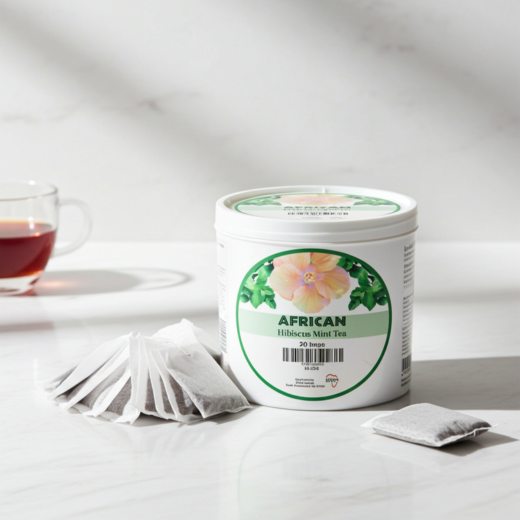 African Hibiscus Mint Tea