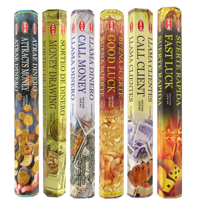 MONEY SERIES Incense Gift Pack - 120 Sticks