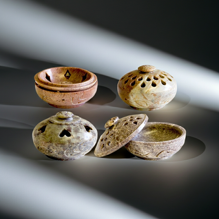 Divine Incense Soapstone Burner