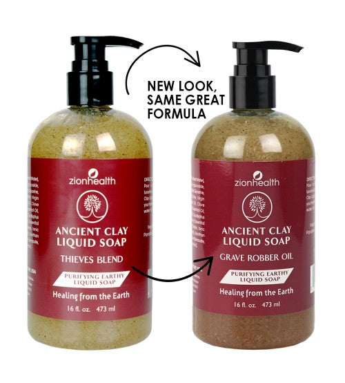 Ancient Clay Liquid Soap - Grave Robber Oil 16 oz