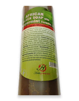 African Black Soap with Peppermint Essential Oil (8oz)