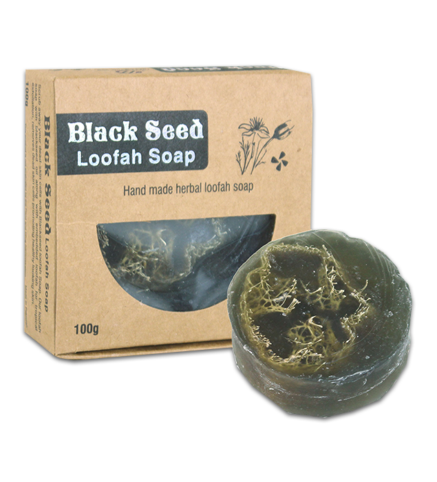 Black Seed Loofah Soap