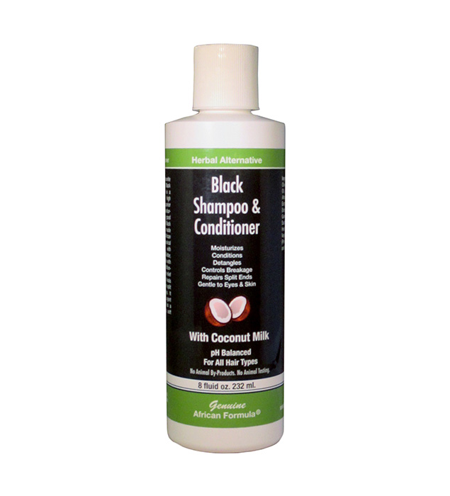 Black Shampoo & Conditioner with Coconut Milk