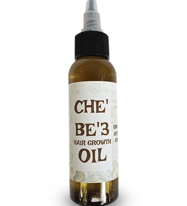 CHE'BE 3 Hair Growth Oil~Promote Long Hair Growth ~ Infused Organic Chebe Seeds, Fenugreek seeds, Alma Powder & Black Castor oil