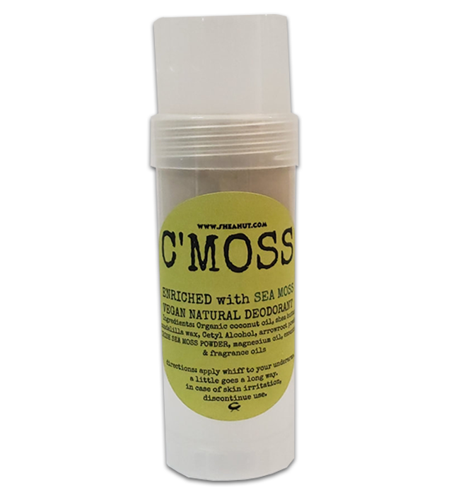 C'Moss Vegan Deodorant Enriched with Sea Moss Dr. Sebi Approved Oils