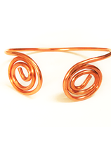Spiral Copper Ensemble by Twisted Rose Metal