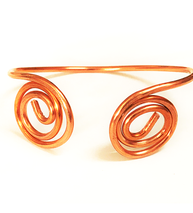 Spiral Copper Ensemble by Twisted Rose Metal