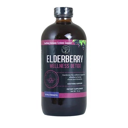 Elderberry Wellness Detox Tonic - 16 oz