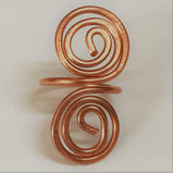 Spiral Copper Ensemble by Twisted Rose Metal