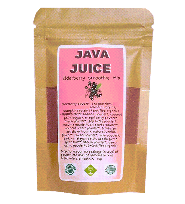 Java Juice Elderberry Smoothie Mix