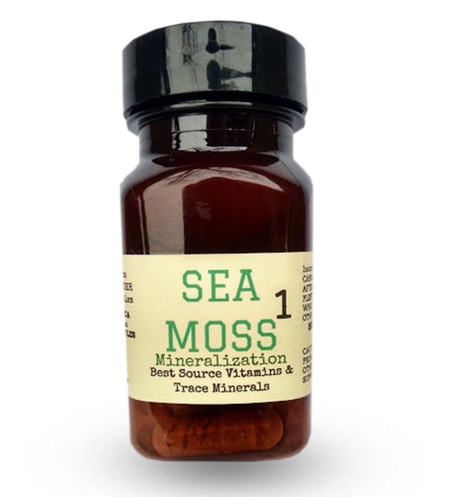*New* Sea Moss 1 Vegan CAPSULES Sea Moss Mineralized Best Source of Vitamins & Trace Minerals