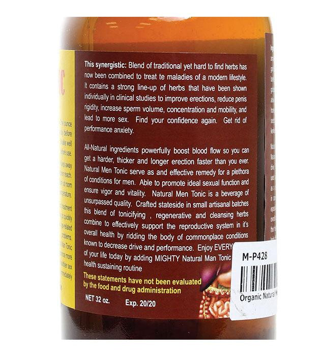 Organic Natural Men Tonic - 16 oz.