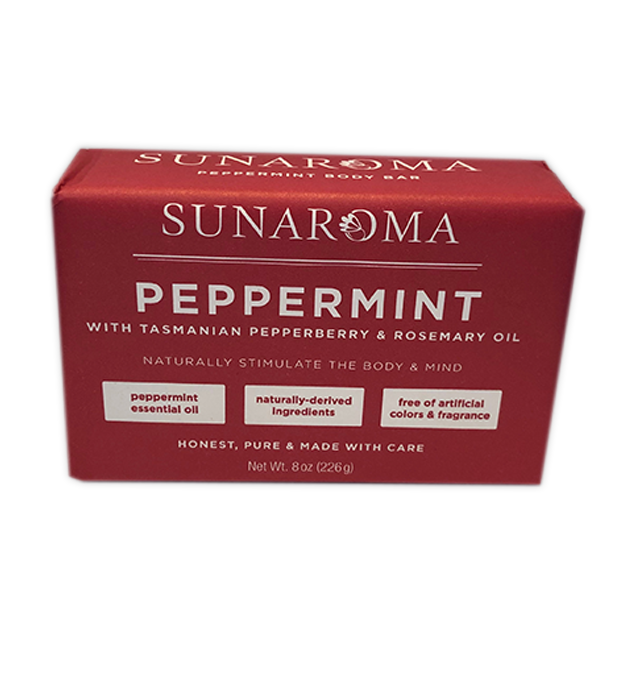 Peppermint Soap by Sunaroma - 8 oz