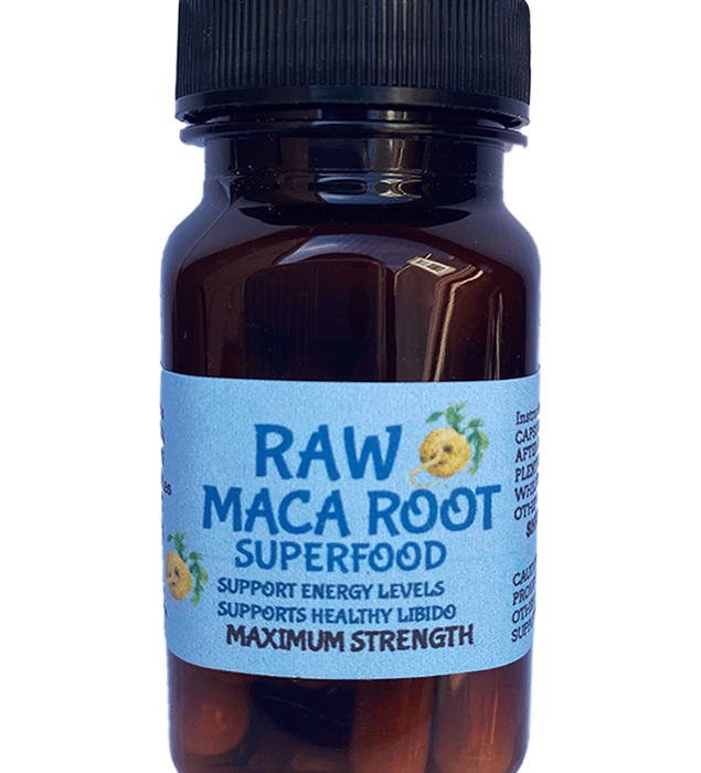 Raw Maca Root Superfood Capsules "Now 30 Count!"