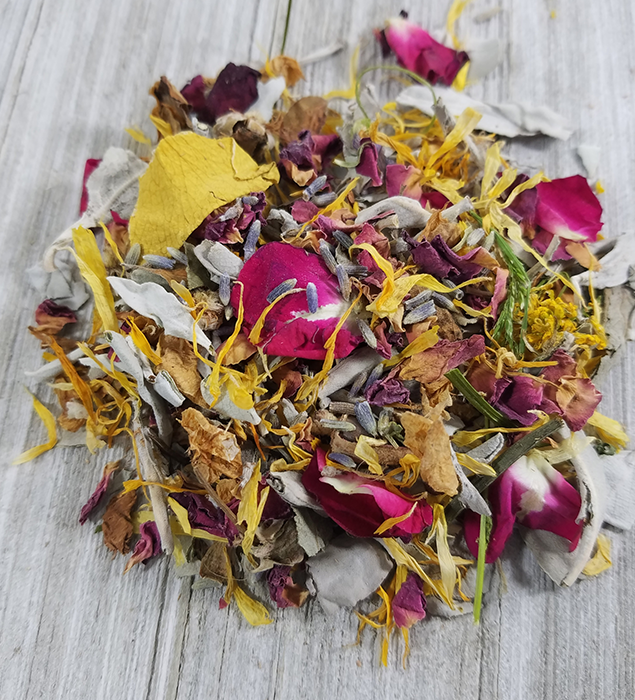 SAGE Couplet (White Sage Leaves & Floral Incense) CC360 ~SALE