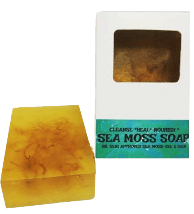 SEA MOSS Soap Infused with SEA MOSS Gel Dr Sebi approved essential oils CC360 Fusion