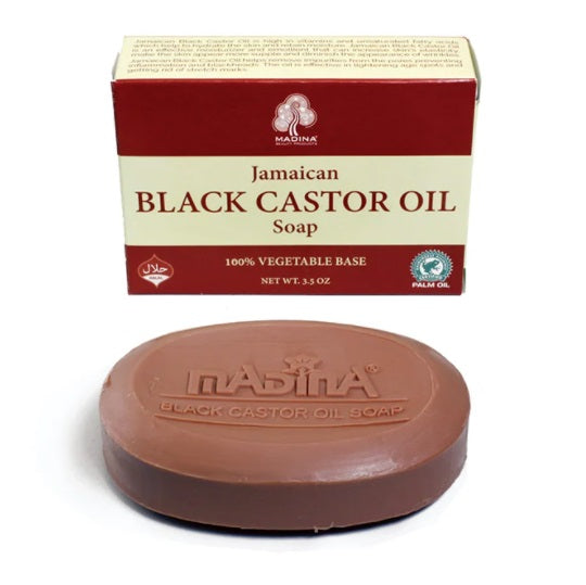 Jamaican Black Castor Oil Soap by Madina 3.5 oz