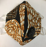 FASHION FABRIC FACE MASK: African Prints Collection